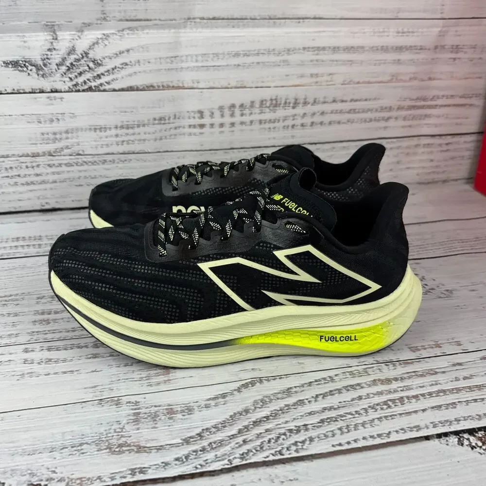 New Balance FuelCell SuperComp Trainer v2 Mens 11.5 2E Running Black Green